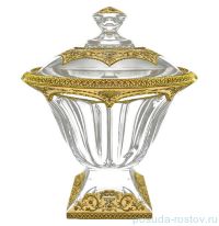 Ваза для фруктов 26,5 см с крышкой &quot;Astra Gold /Панел бежевая&quot; / 127787