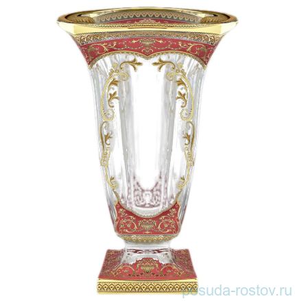 Ваза для цветов 33 см &quot;Astra Gold /Красная&quot; / 069984