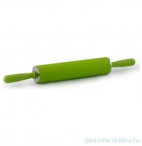 Скалка 53 см силиконовая зелёная / 223784