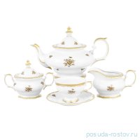 Чайный сервиз на 6 персон 15 предметов &quot;Корона /Золотая роза&quot; / 212757