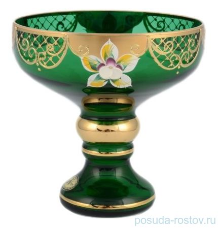 Конфетница 13 см н/н &quot;Лепка зелёная&quot; И-В / 097853