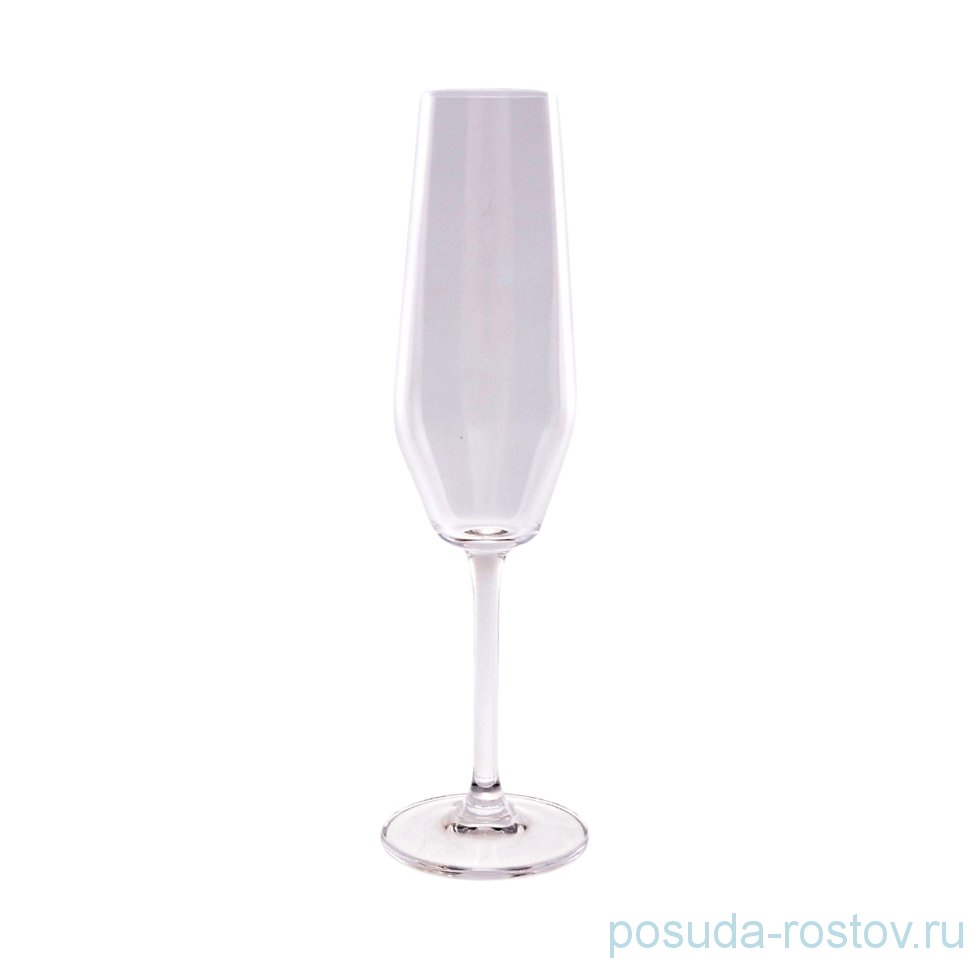 Бокал для шампанского 220 мл 1 шт "Crystalite Bohemia /Без декора" / 211383