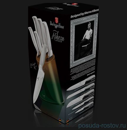 Набор кухонных ножей 6 предметов на подставке &quot;Kikoza Collection&quot; / 135647