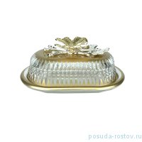 Масленка 20 см &quot;Барок /Бабочки /золото&quot; / 252950