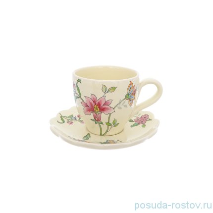 Чайная пара 250 мл 1 шт &quot;Artigianato ceramico /Прованс&quot; / 253216