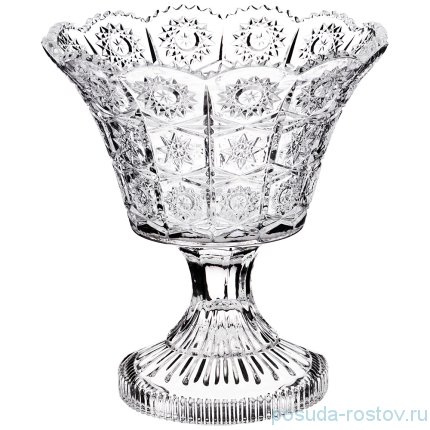 Конфетница 17 х 17 х 19 см н/н &quot;muza crystal /резная&quot; / 193015