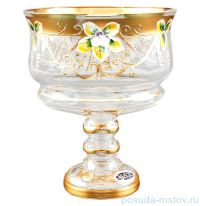 Конфетница 16 см н/н золото &quot;Star Crystal /Лепка&quot; / 099579