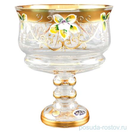 Конфетница 16 см н/н золото &quot;Star Crystal /Лепка&quot; / 099579