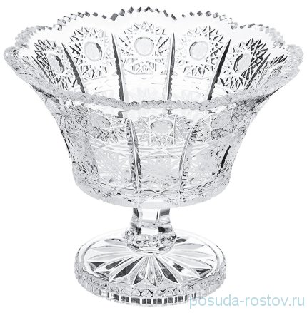 Ваза для конфет 15,5 см н/н &quot;Хрусталь резной&quot; / 152639