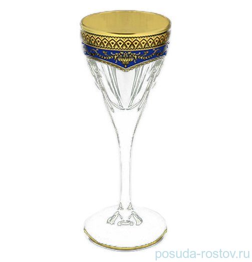 Рюмки 70 мл 6 шт "Astra Gold /Синяя" / 107158
