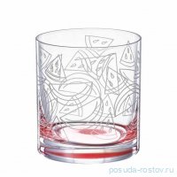 Стаканы для воды 280 мл 6 шт &quot;Барлайн /Summer /цветное дно&quot; / 328173