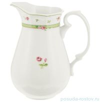 Молочник 1 л &quot;Менуэт /Роза /зеленая отводка&quot; / 157605