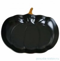 Блюдо 23 х 19 х 4 см фигурное чёрное &quot;Pumpkin&quot; / 290735