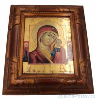 Икона 25 х 18, 5 см в деревянной раме 8 &quot;Казанская&quot; / 242738