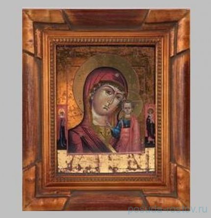 Икона 25 х 18, 5 см в деревянной раме 8 &quot;Казанская&quot; / 242738