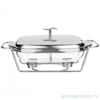 Мармит 2 отсека 2,45 л прямоугольный silver Agness / 336645
