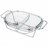 Мармит 2 отсека 2,45 л прямоугольный silver Agness / 336645