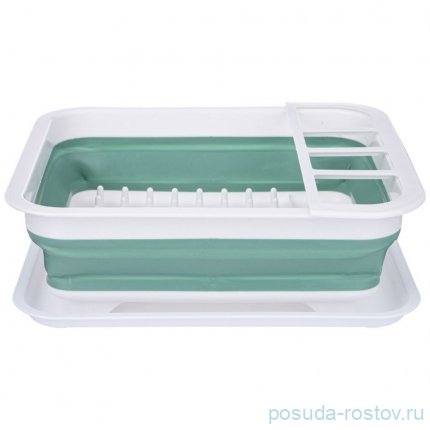 Сушилка для посуды 31,4 х 26,5 см складная Agness / 338251