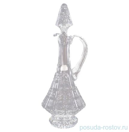 Графин для водки/ликера 900 мл с ручкой &quot;Glasspo /Хрусталь резной&quot; / 059156