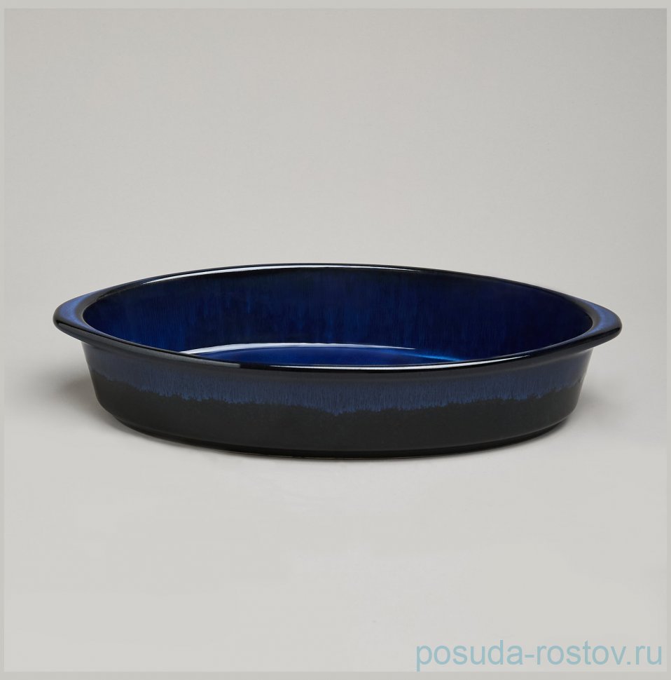 Форма для запекания 37 х 22 х 7 см 2,5 л овальная "Reactive blue"  / 377619