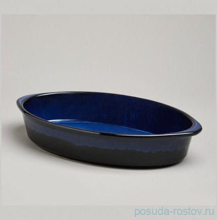 Форма для запекания 37 х 22 х 7 см 2,5 л овальная &quot;Reactive blue&quot;  / 377619