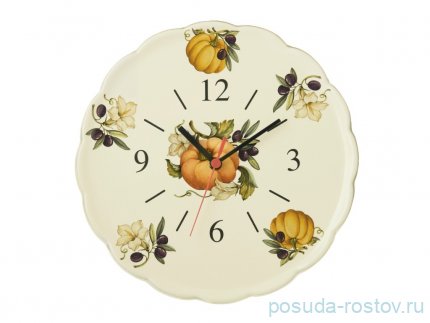 Часы настенные 29,5 см &quot;Artigianato ceramico /Тыква&quot; / 149468