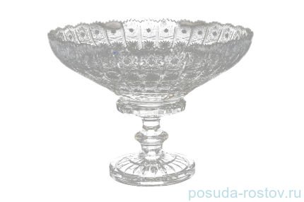Ваза для фруктов 35 см н/н &quot;Хрусталь резной /57001&quot; / 094182