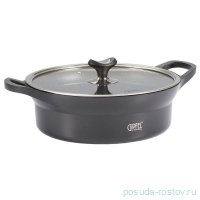 Сотейник 28 см со стеклянной крышкой 4,8 л &quot;Azul black&quot; / 341076