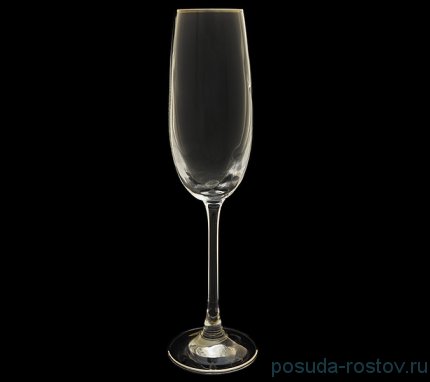 Бокалы для шампанского 180 мл 6 шт &quot;Эсприт /Платиновая отводка&quot; / 018322