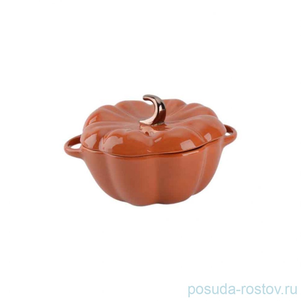 Форма для запекания 700 мл с крышкой "Pumpkin brown" / 339554