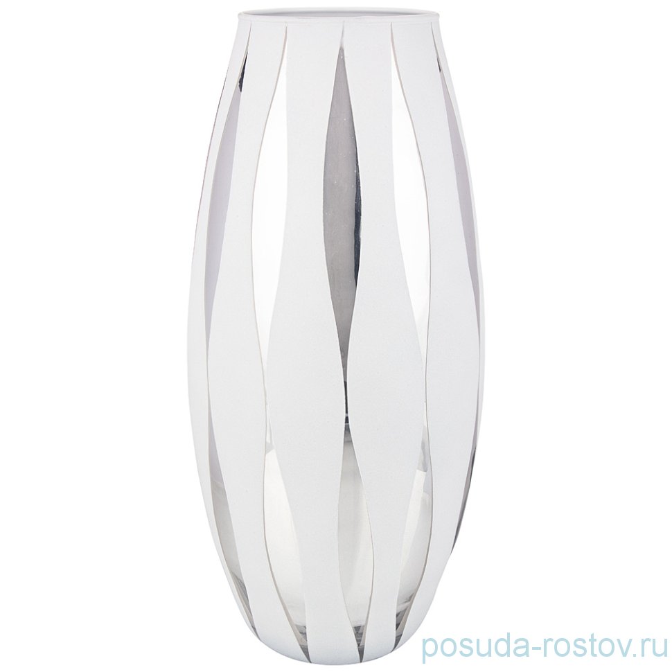 Ваза для цветов 37 см "Amarillys hilary silver /White" / 269712