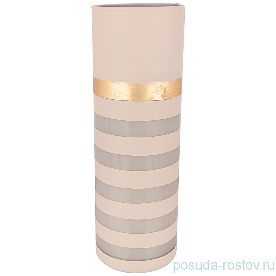 Ваза для цветов 10 х 30 см "Cilindro glamour grigio" / 269697