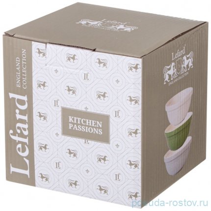 Набор салатников lefard kitchen passion 3 шт 14 см / 349003