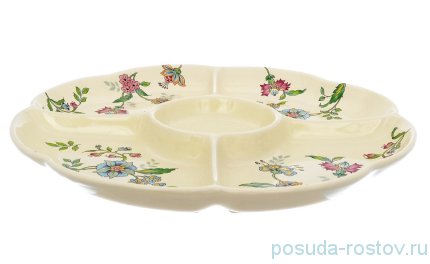 Менажница 34,5 см 5-ти секционная &quot;Artigianato ceramico /Прованс&quot; / 253211