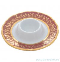 Подставка для яйца 12,5 см &quot;Мария-Тереза /Охота красная&quot; S-P / 296650