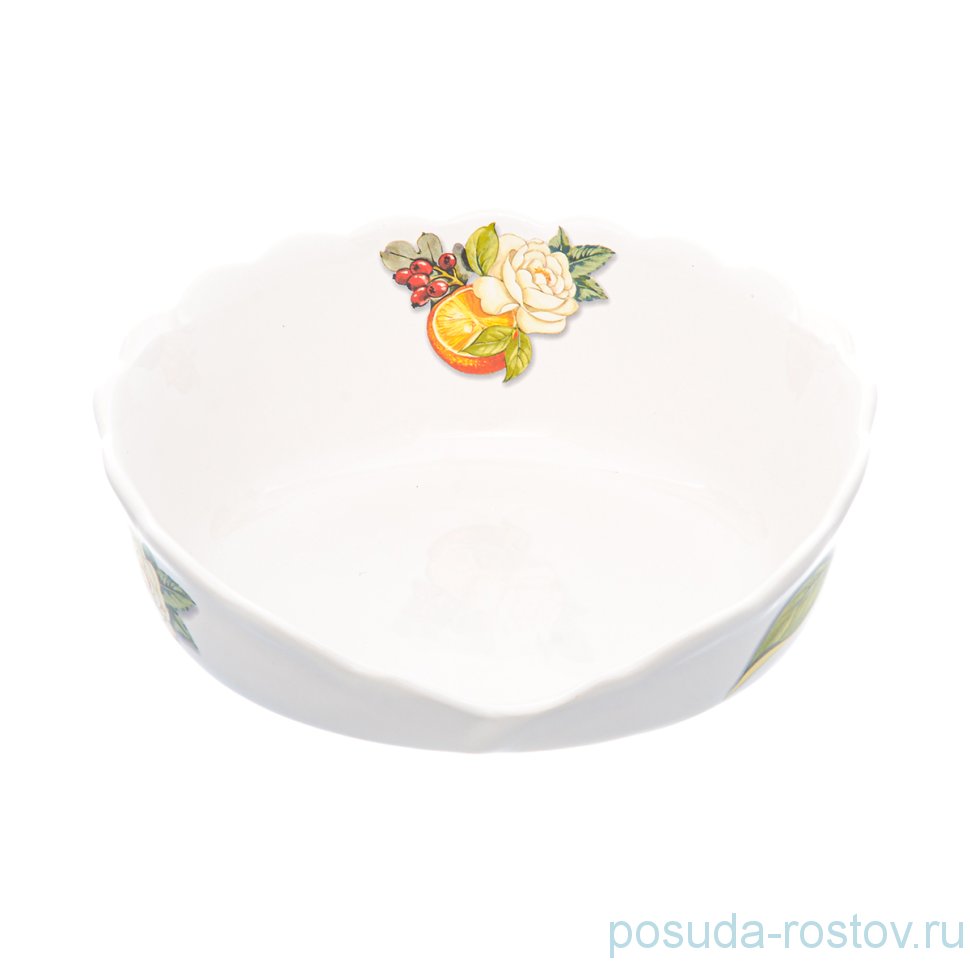 Подставка под тарелки 26 см "Artigianato ceramico /Апельсин и роза" / 228358