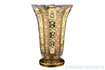 Ваза для цветов 35,5 см &quot;Хрусталь с золотом&quot; / 138542