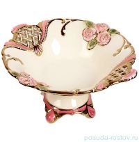 Фруктовница круглая н/н &quot;Розы розовые /Royal Classics&quot; 11 / 151000