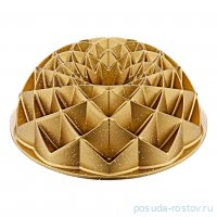 Форма для кекса 24 см антипригарное покрытием золотая &quot;GRANIT CAKE MOULD&quot; / 288935