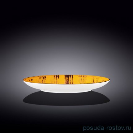 Тарелка 28 см жёлтая &quot;Scratch&quot; / 261476