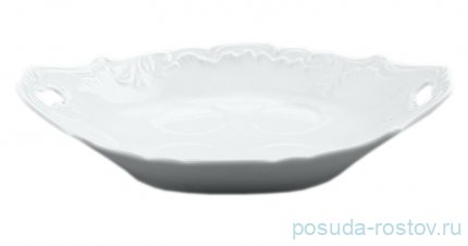 Поднос для специй 17 см с ручками &quot;Рококо /Без декора&quot; / 111585