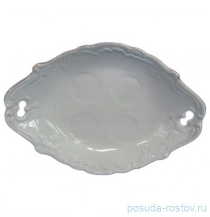 Поднос для специй 17 см с ручками &quot;Рококо /Без декора&quot; / 111585