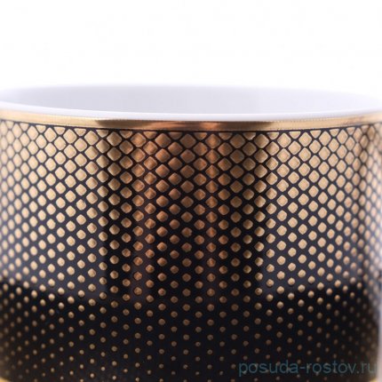 Набор чайных пар 230 мл 6 шт &quot;Deluxe shape /Rio black gold&quot; / 340676