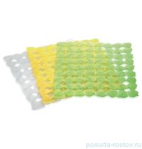 Коврик для раковины 32 x 28 см белый Листочки &quot;Tescoma /CLEAN KIT&quot; / 141589