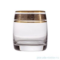 Стаканы для виски 290 мл 6 шт &quot;Идеал /Цветочный узор на платине&quot; / 118963
