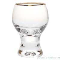 Стопка 60 мл 1 шт &quot;Джина /Отводка золото&quot; / 197169