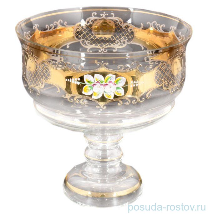 Фруктовница 26 см н/н "Лепка с золотом" R-G / 122764