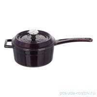 Ковш 16 см с металлической ручкой и крышкой 1,35 л &quot;Lava /Majolica Aubergine&quot; / 336056
