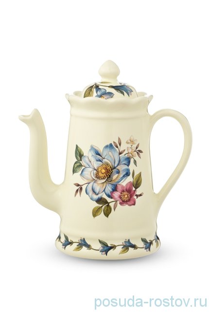Кофейник 900 мл &quot;Artigianato ceramico /Весенние лепестки&quot; / 243549