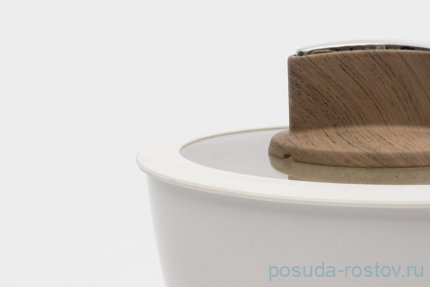 Ковш 16 см с крышкой антипригарное покрытие молочный 1,2 л &quot;Palisander&quot; / 374693